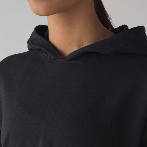 Georgeous Lululemon athletica Cut Above Hoodie black ⚫️ size 6 - Picture 3 of 11